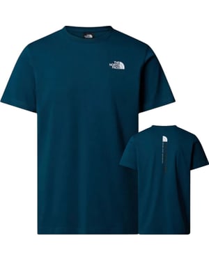 The North Face Men's Vertical Logo SS T-Shirt Midnight Petrol