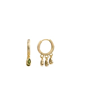 Luxenter Atzul örhängen i 18k guld