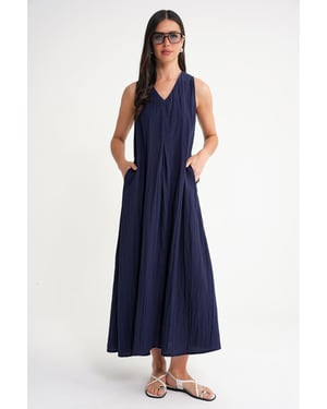 V-hals Maxi Jurk