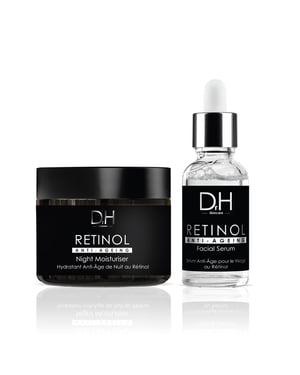 Dr H Retinol Anti-Aging Nachtvochtcrème 60ml + Anti-Aging Retinol Gezichtsserum 30ml