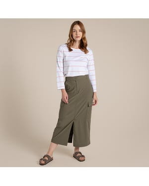 Craghoppers Womens/Ladies Pro Nosilife Midi Skirt (Wild Olive)