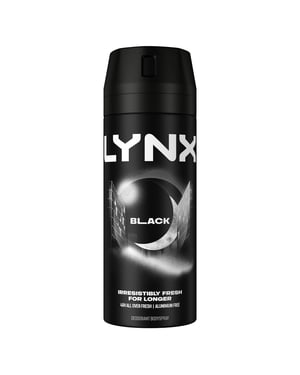 Lynx Body Spray Black 48-H High Definition Fragrance Deo For Men, 150ml