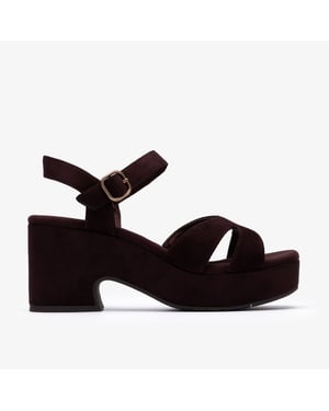 Nerisa Twist Dark Brown Sandals