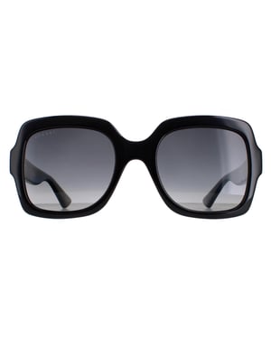 Gucci Square Womens Black Grey Gradient Polarized GG1337S