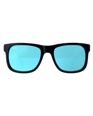 Ray-Ban Sunglasses Justin 4165 622/55 Black Blue Mirror