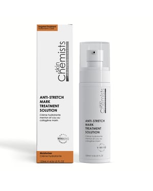 skinChemists Anti-Stretchmark Anti-Ageing Treatment Solution 120ml for Loss of Firmness, Fine Lines, Wrinkles