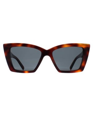 Saint Laurent Cat Eye Womens Havana Black SL657