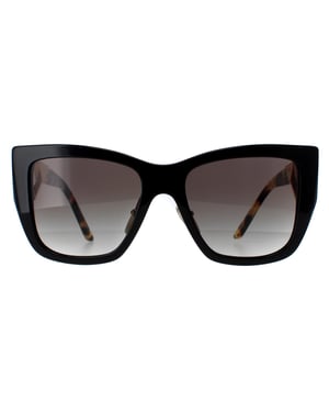 Prada PR21YS 1AB0A7 zwart en schildpad grijs gradiënt zonnebril