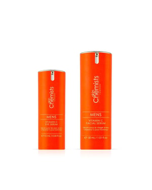 skinChemists Anti-aging gezichts- en oogserumset met vitamine C voor mannen