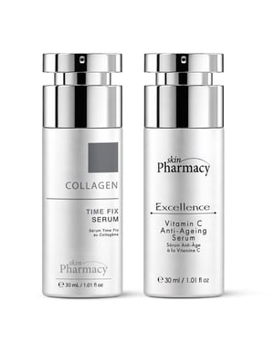 skinPharmacy Vitamin C & SPF Glow Shield Set for Brightening, Dark Spots