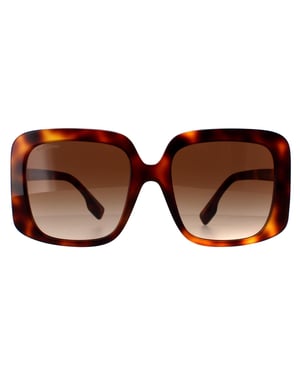 Burberry Square Womens Light Havana Brown Gradient BE4363