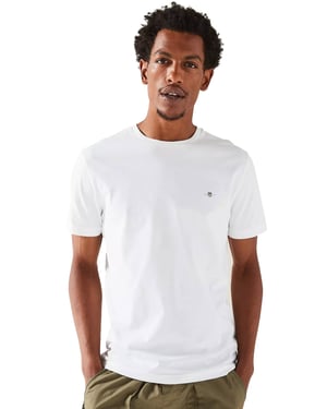Gant Heren T-shirts - Wit