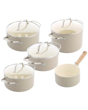 Greenchef Nordics pannenset antiaanbak 5-delig