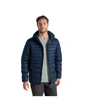 Craghoppers Mens Compresslite IX Hooded Padded Jacket (Blue Navy)