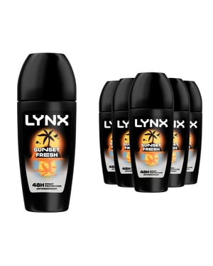 Lynx Sunset Fresh Anti- Perspirant Roll On with 48H Sweat Protection 50ml, 12Pk