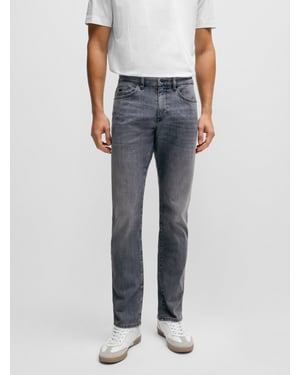Mens Dark Grey Delaware Slim Fit Jean