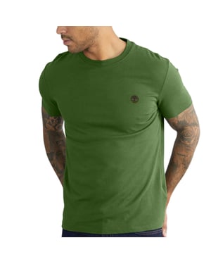 Timberland Mens T Shirts Classic Logo Summer Crew Neck Dunstan River Tops New