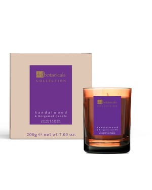 Dr Botanicals Sandelhout Bergamot Kaars 200g