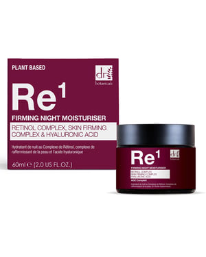 Dr. Botanicals Retinol Complex 1% Hyaluronic Acid 1% Anti-Ageing Night Moisturiser 60ml for Fine Lines, Wrinkles, Loss of Firmness