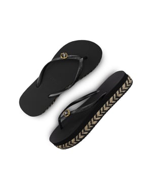 Uzurii Raffia switch zwart