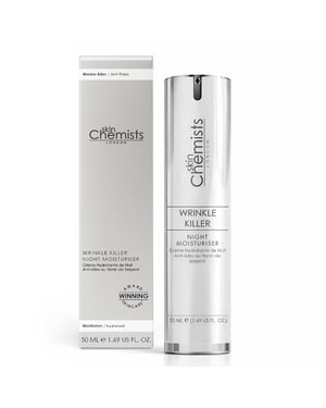 skinChemists Anti-Ageing Wrinkle Killer Night Moisturiser 50ml for Fine Lines, Wrinkles, Loss of Firmness