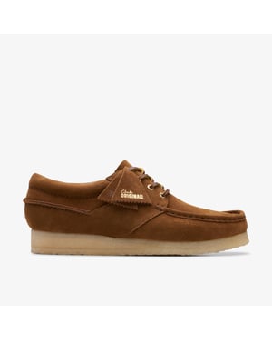 Wallabee Boat Cola Suede Shoes