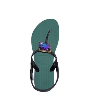 Uzurii Selena butterfly chrystal bosgroen