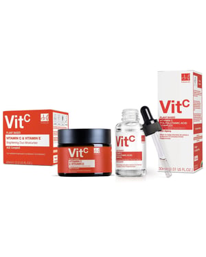 Dr Botanicals Anti-Aging Vitamine C Duo Hydratatie en Geavanceerd Gezichtsserum Kit