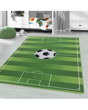 Muratap Play vloerkleed kinderkamer voetbal laagpolig 80x120 cm