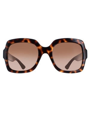 Gucci GG1337S 003 havana bruin gradiënt zonnebril