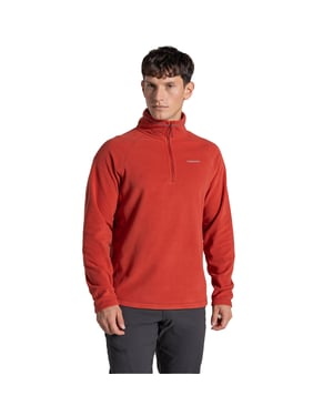 Craghoppers Heren Corey VI Half Zip Fleece Top (Donkere veldspaat)