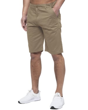 Enzo | Heren Chino Korte Broek In Beige
