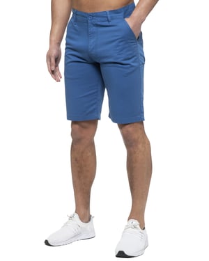 Enzo | Mens Chino Shorts In Royal Blue