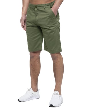 Enzo | Mens Chino Shorts In Khaki