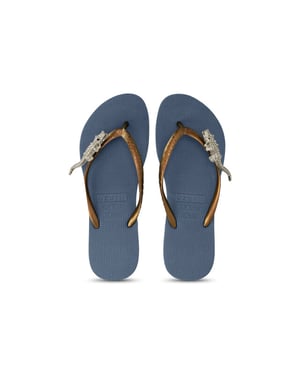 Uzurii Silver crocodile switch marineblauw