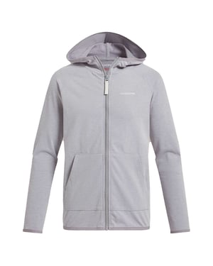Craghoppers Frey Nosilife Hooded Jacket voor kinderen/Kinderen (Zachtgrijs mergel)