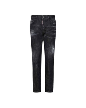 Dsquared2 Svarta Lätttvättade Cool Guy Jeans