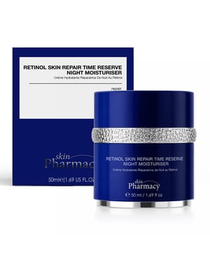 skinPharmacy Retinol Skin Repair Time Reverse Night Moisturiser 50ml for Fine Lines, Wrinkles, Loss of Firmness