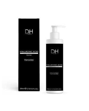 Dr H Hyaluronic Acid Cleanser 200ml for Dryness, Fine Lines, Wrinkles, Loss of Firmness