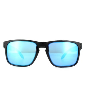 Oakley rechthoek heren gepolijst zwarte prizm saffier zonnebril