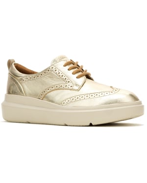 Hush Puppies Joy Skinn Dam Champagne Brogues Skor