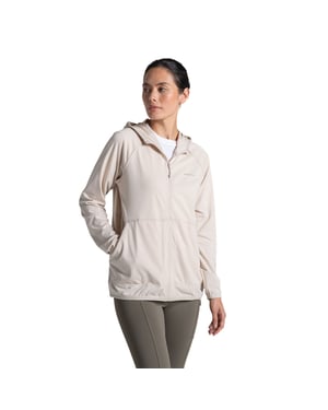 Craghoppers Womens/Ladies Aya Nosilife Hooded Jacket (Oyster Marl)