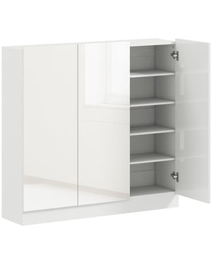 4goodz Homcom schoenenkast 20-30 paar schoenen hoogglans