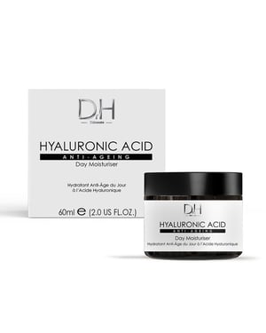 Dr H Hyaluronic Acid Anti-Ageing Day Moisturiser 60ml for Dryness, Fine Lines, Wrinkles