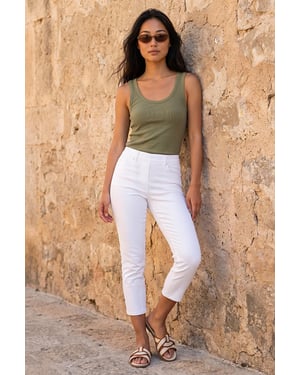 Petite Stretch Crop Denim Jegging