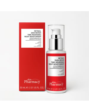 skinPharmacy Anti-Ageing Retinol Skin Repair Time Reverse Night Moisturiser 30ml for Fine Lines, Wrinkles, Loss of Firmness