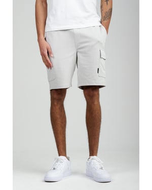 Grey Cargo-Style Shorts