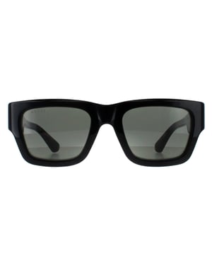 Gucci Square Mens Black with Havana Grey GG1668S