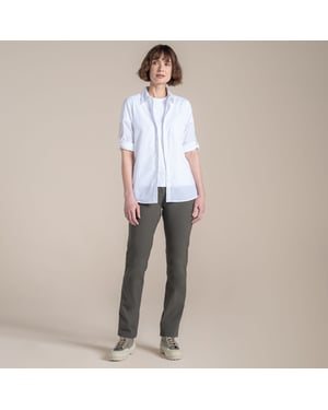 Craghoppers Womens/Ladies Kiwi III Long-Sleeved Shirt (White)