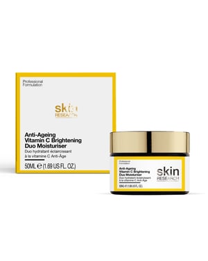 Skin Research Anti-Ageing Vitamin C Brightening Duo Moisturiser 50ml for Brightening, Dark Spots